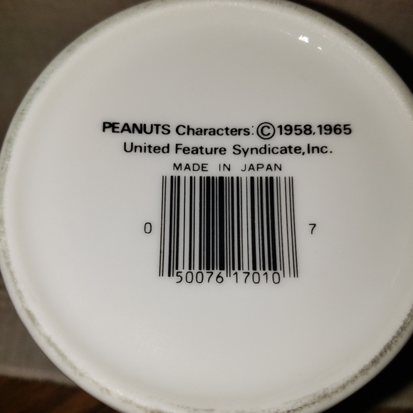 Vintage Snoopy and Woodstock "Gee Somebody Cares Mug" - Picture 6 of 6